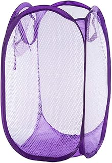 HHzha Porta Biancheria Risparmiare Spazio Leggero Cesta Giochi Bambini Grande Portata Cesto Portabiancheria for Bagno Lavanderia Stanza del Bambino Purple,One Size