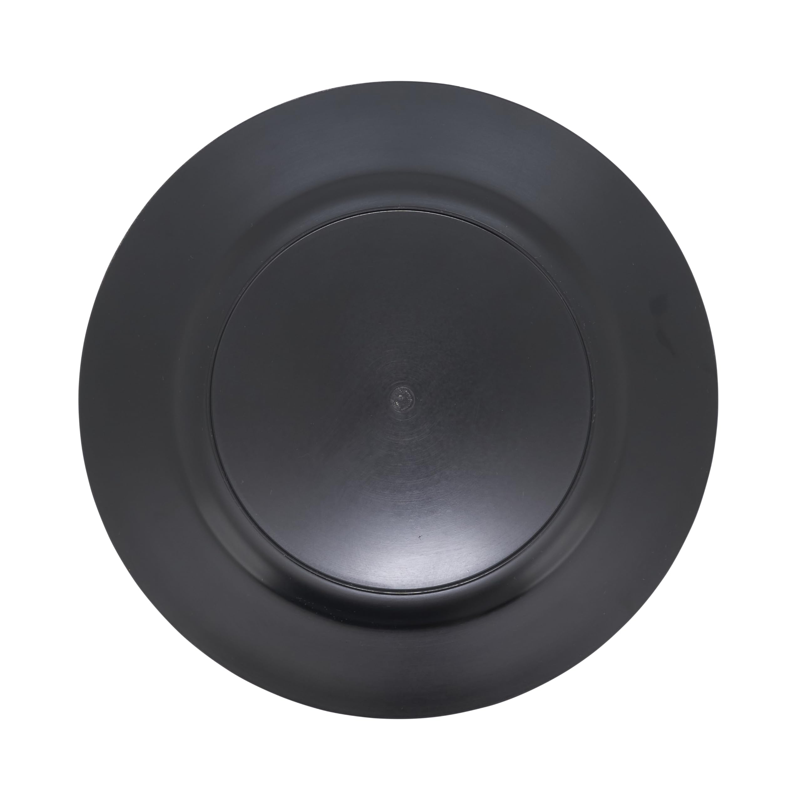 SARO LIFESTYLE Soft Glow Faux Mother of Pearl Charger Plate (Set of 4), 13