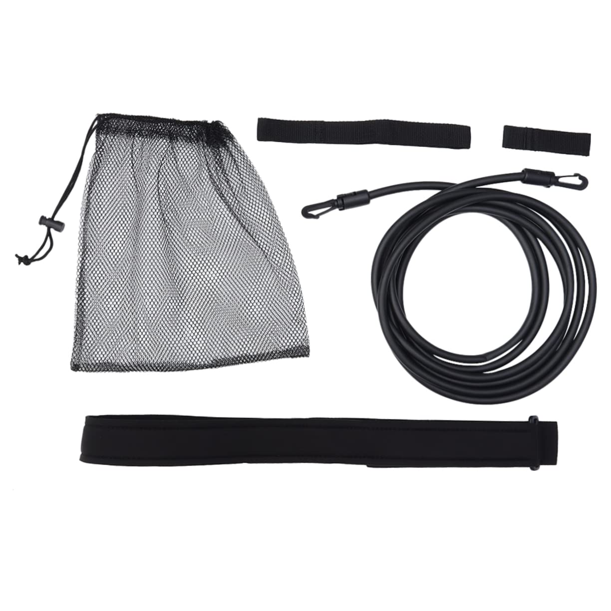 Gogogmee Elastic Resistance Band Swim Training Belt Safety Rope for Pool Exercises Enhance Your Workout