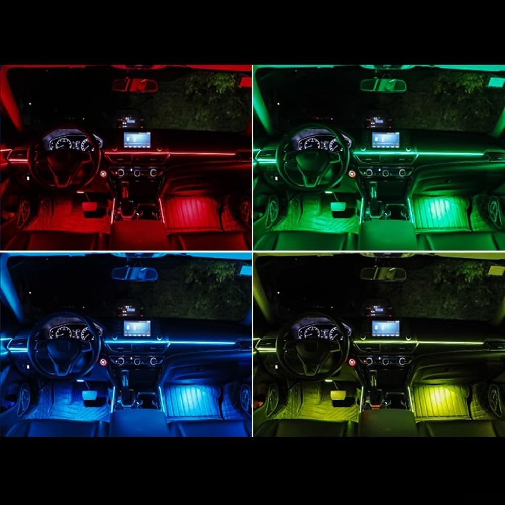 Striscia LED Auto RGB 90CM Controllo App