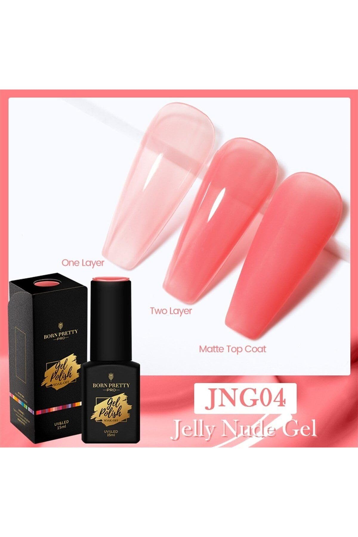 Born Pretty Pro 15Ml Jelly Nude Serisi (54134-4) 2225