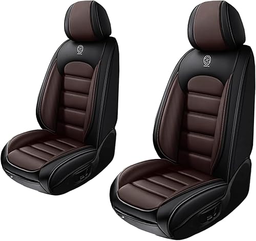 2 fundas de asiento para Chevy Trailblazer 2021-2023, fundas de asiento de automóvil de cuero, impermeables, antideslizantes, suaves, cómodas fundas