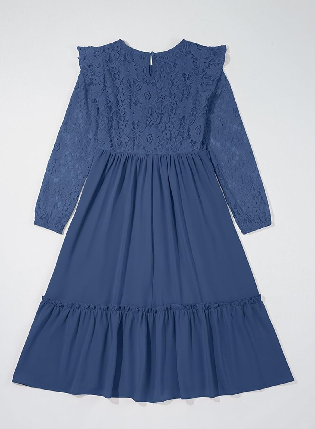 blibean Tween Girls 2025 Long Sleeve Dresses Kids Fall Formal Dress Size 6-15 Years - Image 9