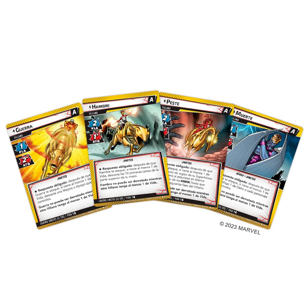 Fantasy Flight Games Marvel Champions: Die Ära der Apokalypse, Erweiterung, Strategiekartenspiel, ab 14 Jahren, 1 bis 4 Spieler, 45-90 Minuten pro Spiel - Spanische Sprache