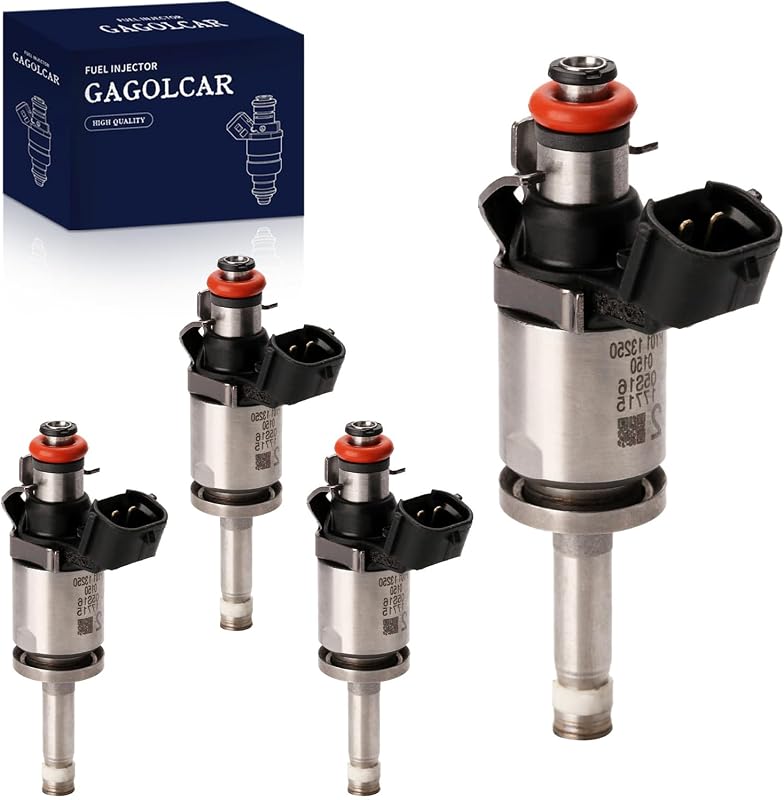 Kit de 4 bicos injetores de combustível GAGOLCAR FJ1288 para Mazda 3, 6, CX-5 e CX-9 2.5L L4 – 4 unidades