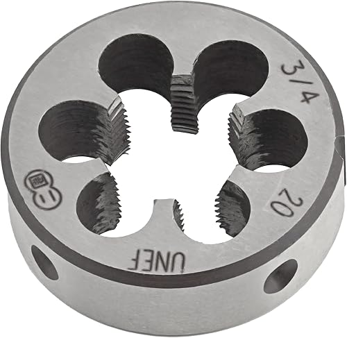 Miniatura 2 de UNEF HSS - Juego de grifo y troqueles de 34 x 20 UNEF para máquina de 34 x 20 pulgadas y rosca redonda para mano derecha