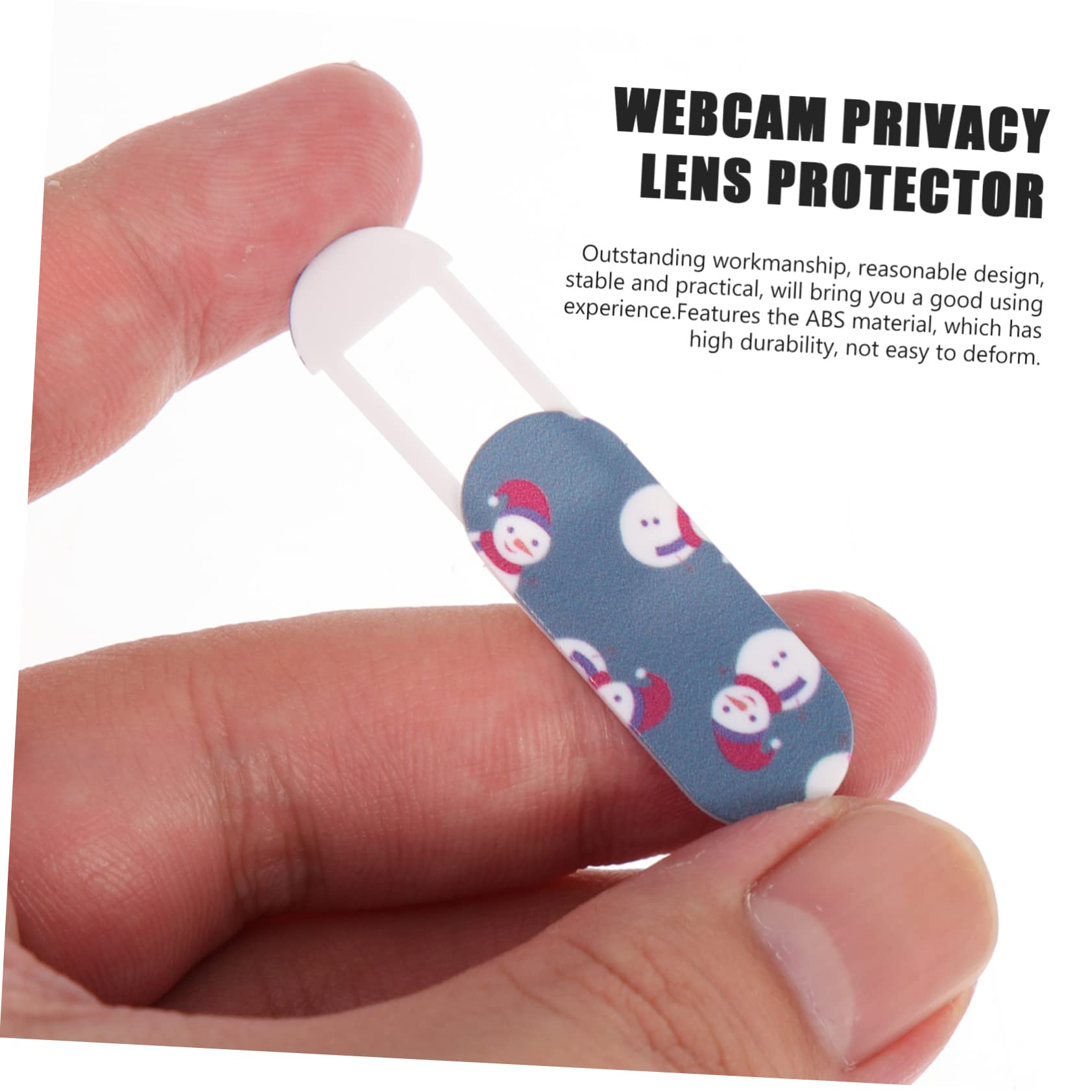 Artibetter Piezas Cubierta De La Cámara De Navidad Diapositiva De La Cubierta De La Cámara Protector De Lente De Privacidad De Cámara Web Cámara De La Computadora Tapa De La Cámara Web Abs