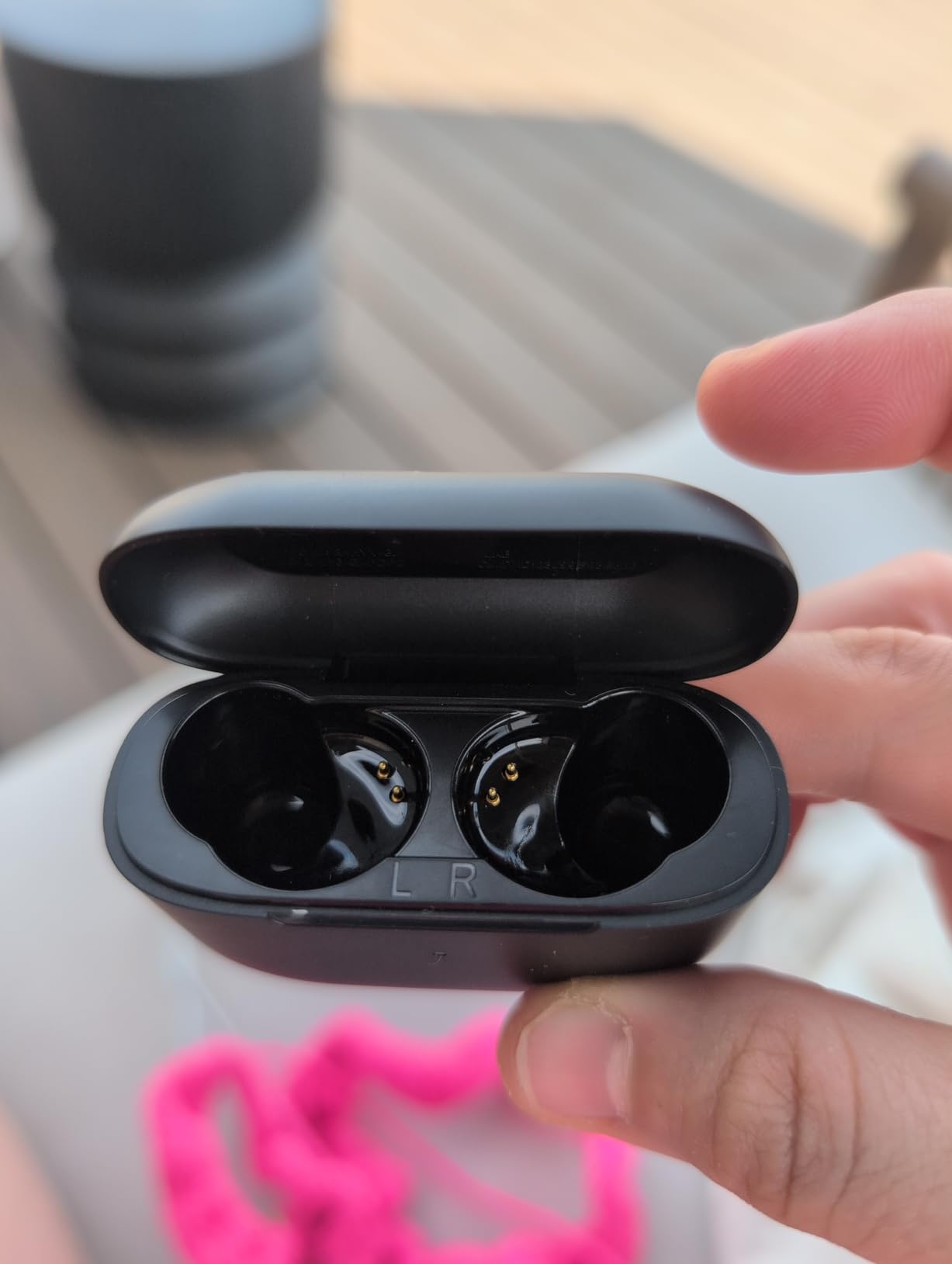 JLab Go Air Pop+ charging case