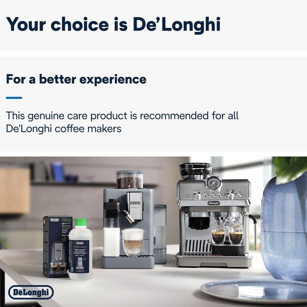 Amazon.com: De'Longhi EcoDeCalk Natural Coffee Descaler Large