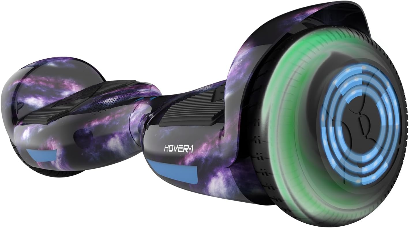 Hover-1 Helix Electric Self Balancing Scooter with 7MPH Top Speed, 4 Mile Range, 6HR Full-Charge, Built-In Bluetooth Speaker, Rider Modes: Beginner to Expert