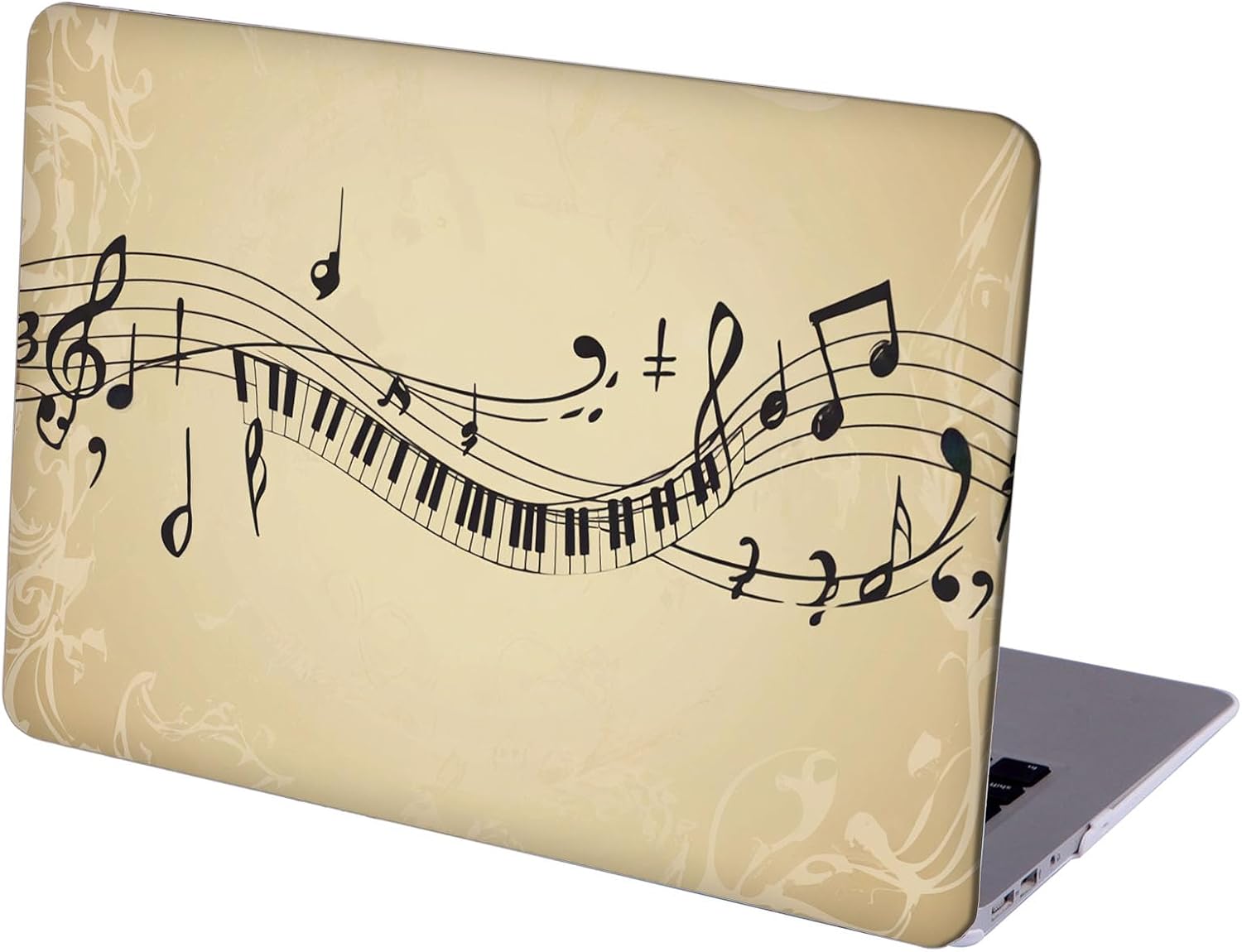 Compatible with MacBook Neo 13-inch, Hard Shell Case with Keyboard Cover and Screen Protector (A3404 A18 Pro chip, 2026 Release) - Music Note MC21623
