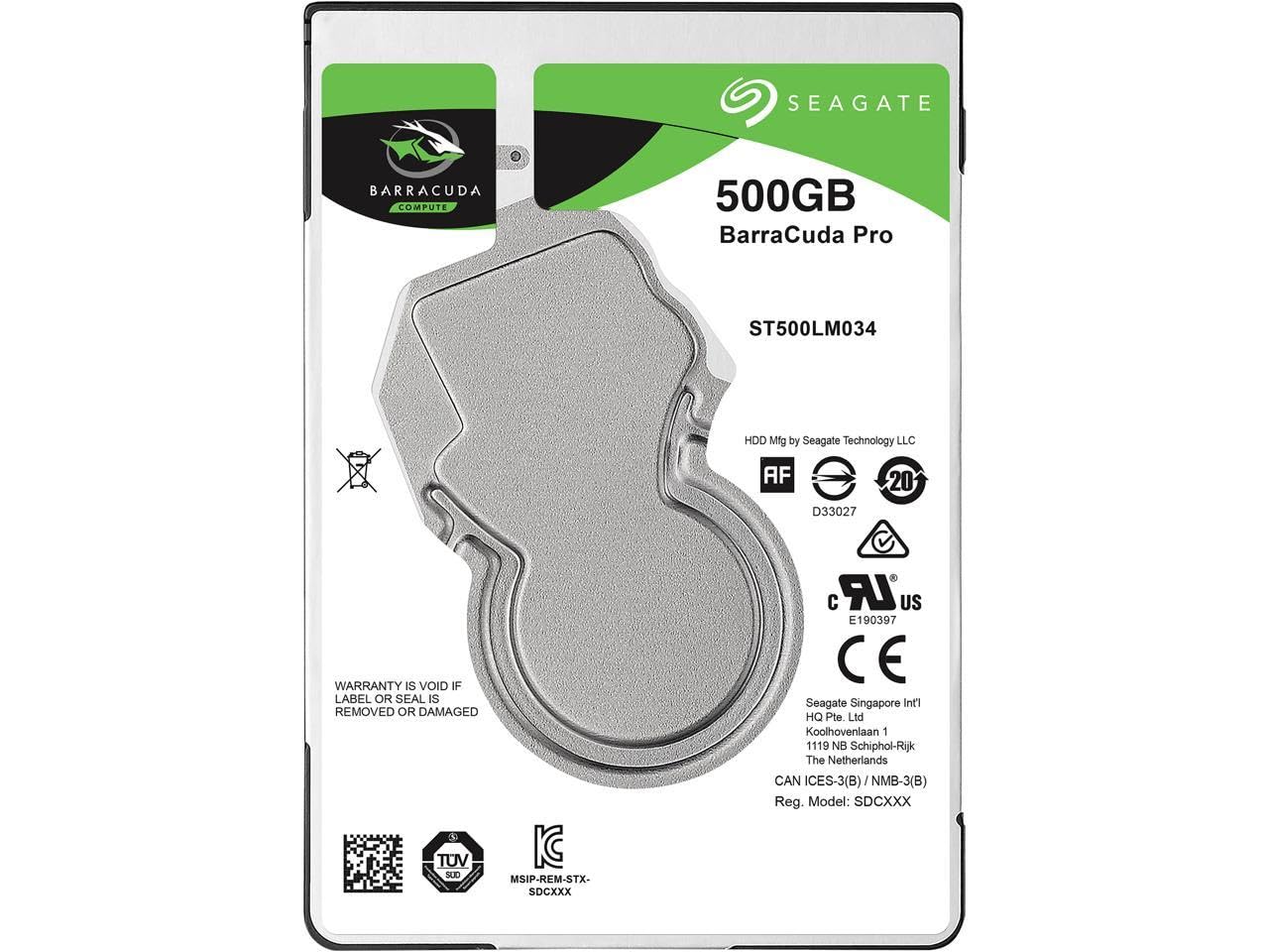 Seagate Barracuda LP 500GB HDD 4台セット Seagate 500GB BarraCuda Pro 2.5