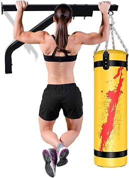 ZHANGQINGXIU Punching Bag Stand, New Punch Bag Wall Bracket Standard Boxing Bag Wall Mount Heavy Hold Up to 441.5 lbs 200 kg Color Black, Size 23.6 x 22.8 inches 60 x 58 cm