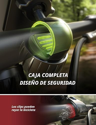 Miniatura 5 de LISEN Soporte para teléfono de bicicleta, actualización 2024 Soporte para teléfono de motocicleta, soporte para teléfono de bicicleta, soporte para
