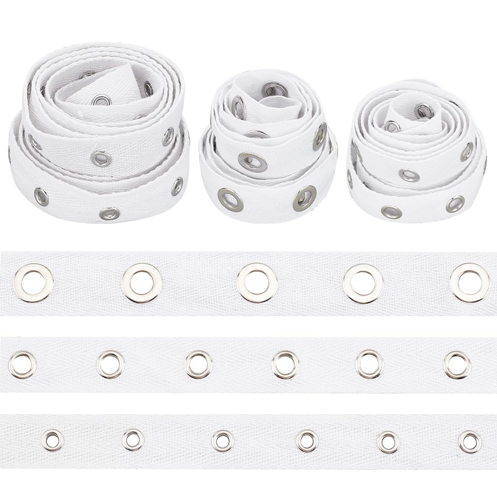 Amazon.com: BENECREAT 6 Yards White Cotton Grommet Eyelet Twill