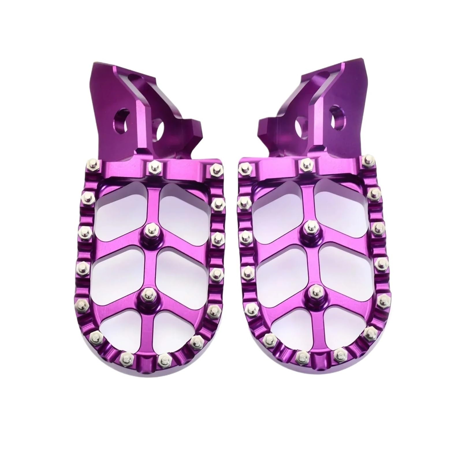 CNC Aluminum Footrest Footpegs Foot Pegs Pedal Compatible With Ultrabee Ultra Bee SUR RON Off-Road Electric Vehicle Dirt Bike Parts(PURPLE)