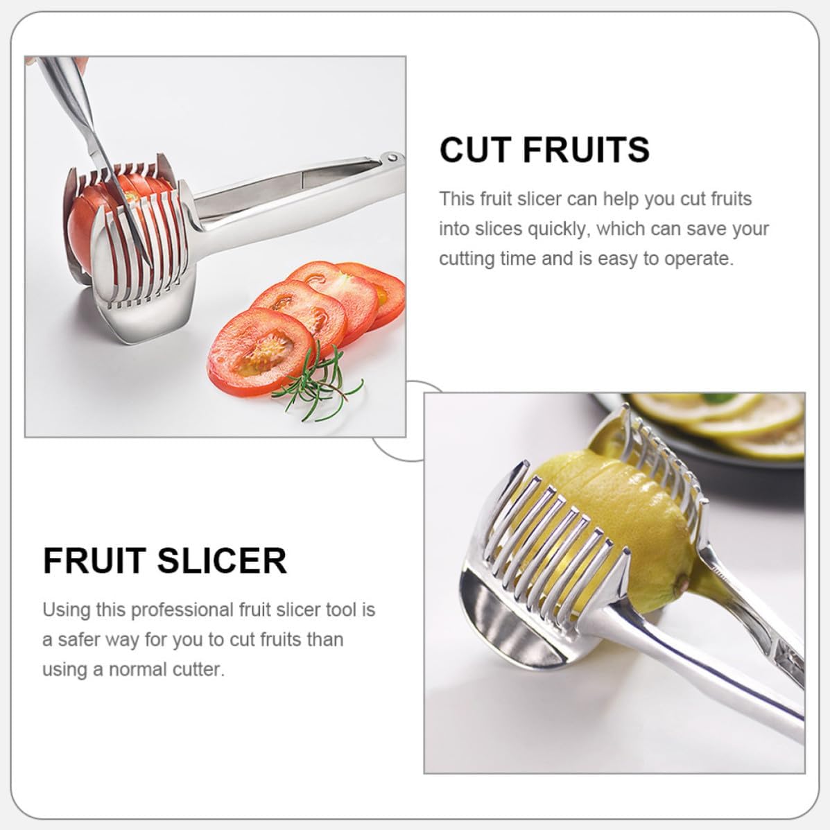Stainless Steel Kitchen Gadget Xmas Vegetable Slice Tools Food Slicer