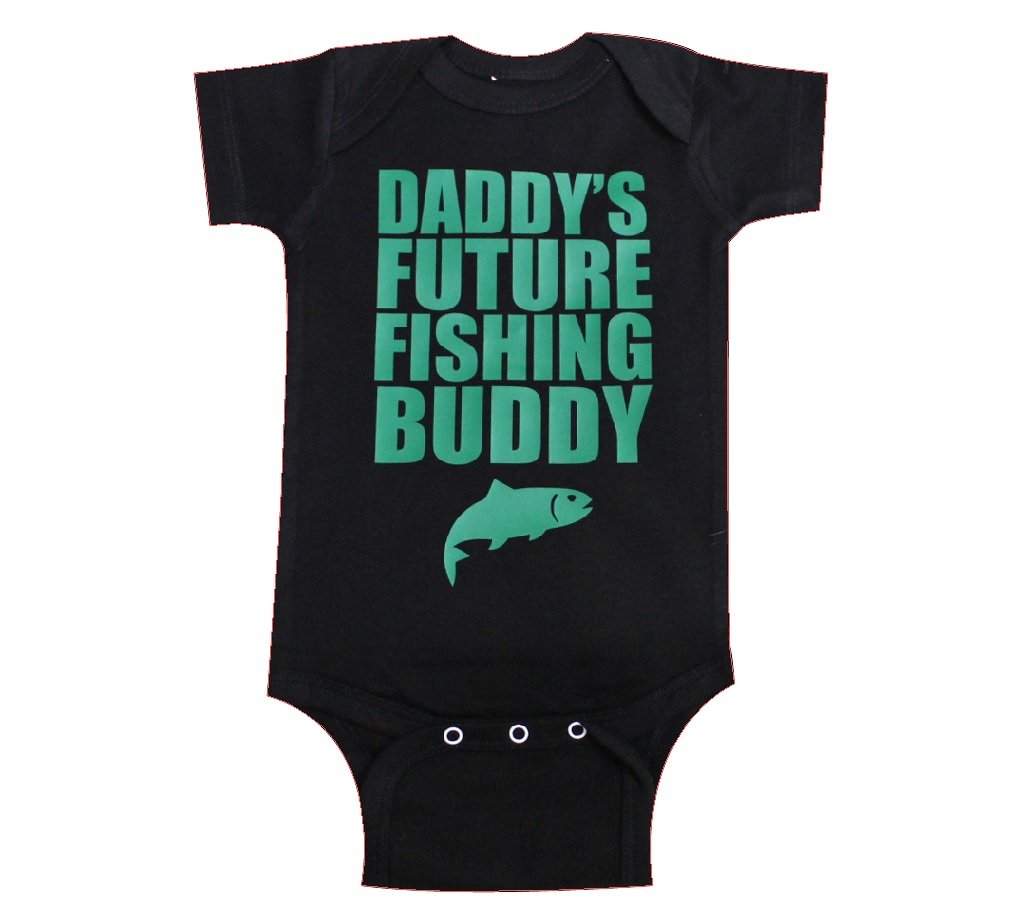 Daddys Future Fishing Buddy Baby Bodysuit