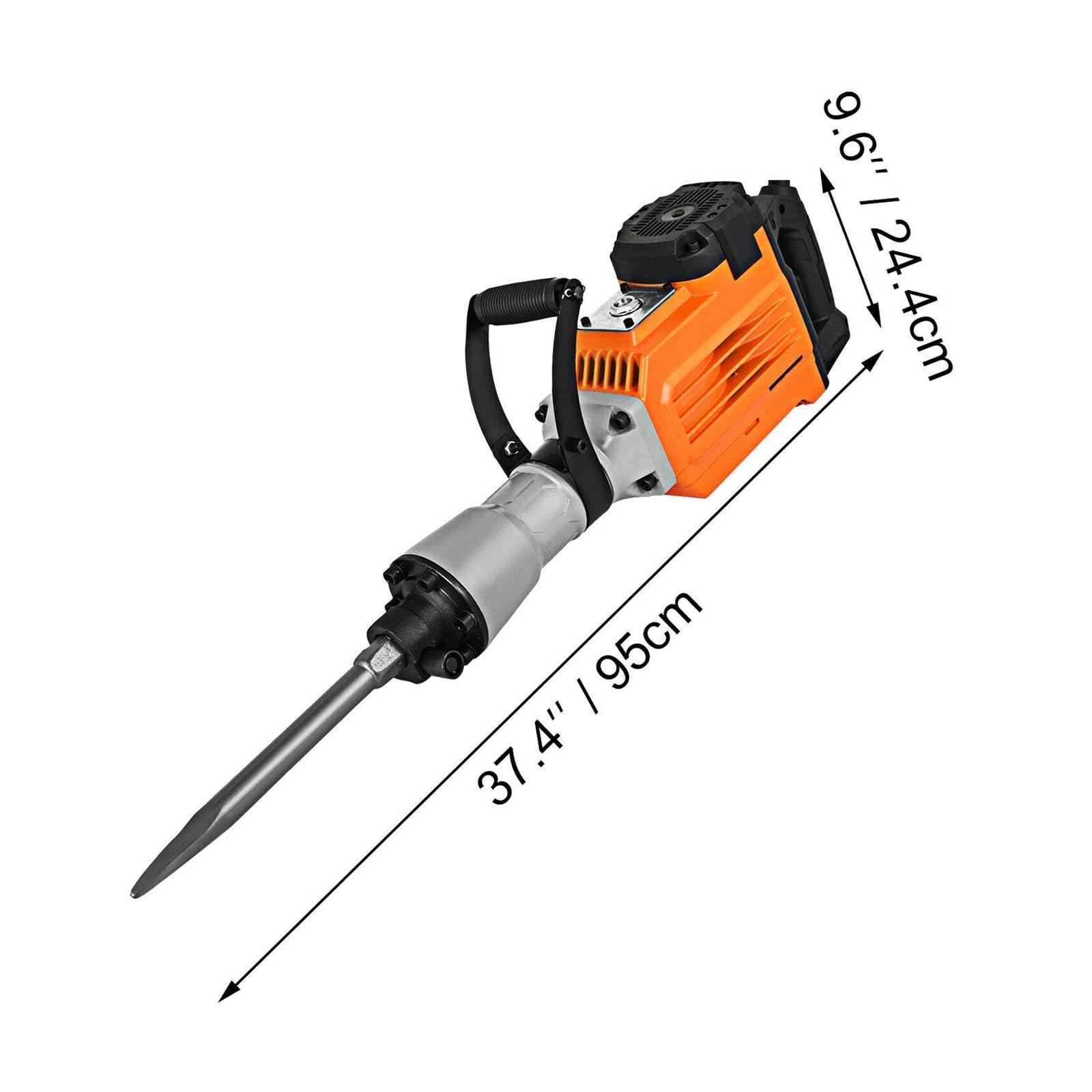 1400W 1500W 3600W Jack wyburzeniowy wielofunkcyjny młot udarowo-obrotowy kruszenie betonu młot elektryczny narzędzie wiertarka udarowa (Color : 3600W)