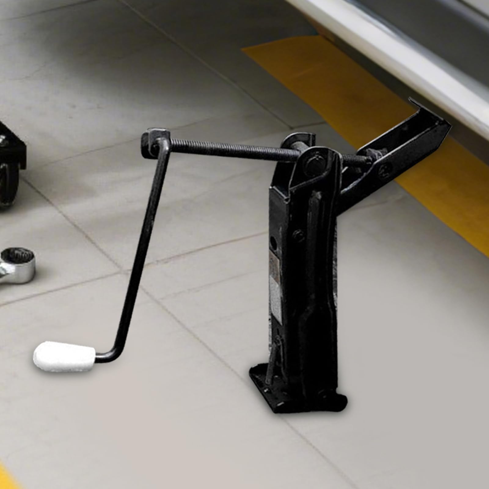 Cric Auto, Cric A Z Per Veicoli, Attrezzo Portatile per Cambio Gomme da Pavimento per Auto Fuoristrada Moto Veicoli