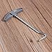 Peg Puller Extractor, Tent Peg Nail Puller Tool, Steel Awning Stakes Hooks Remover Lifter for Camping
