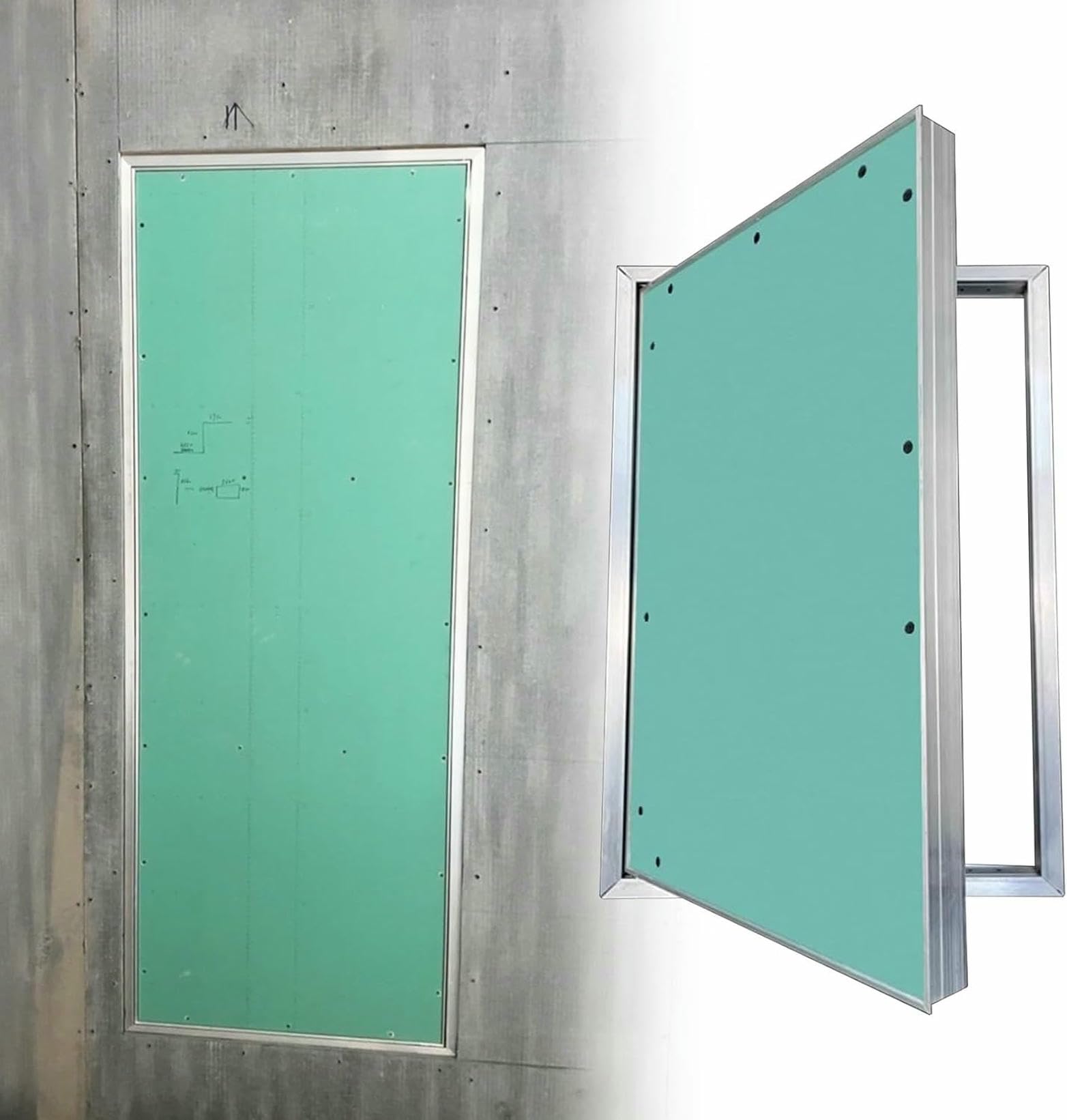 Puerta de inspección de plomería para ocultar orificios de pared