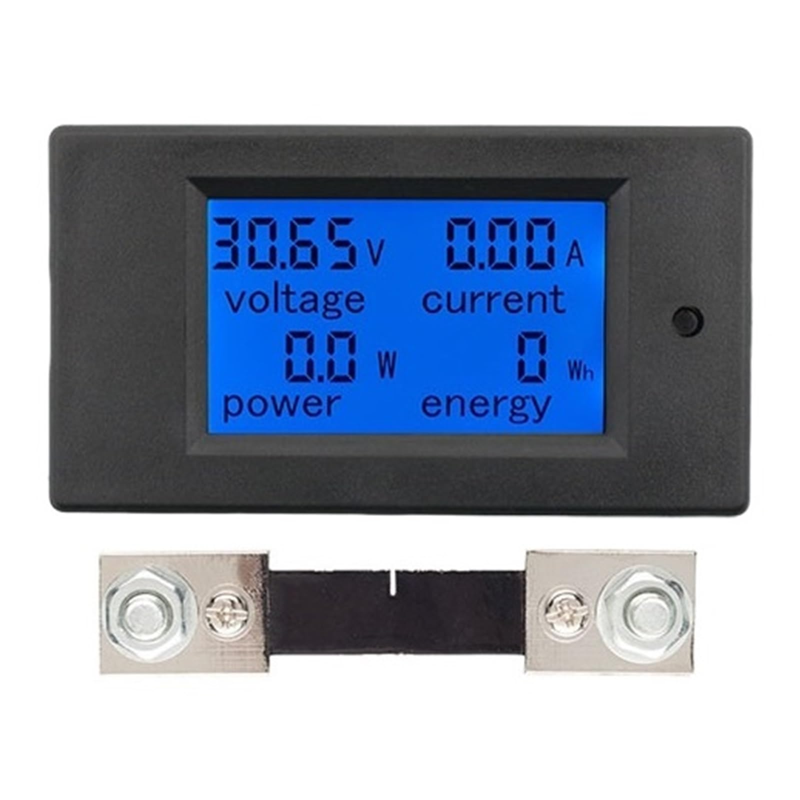 Cyfrowy licznik energii elektrycznej 20A 100A AC 80-260V DC 6.5-100V Cyfrowy Wyświetlacz LED Woltomierz Amperomierz Watomierz Miernik Energii Miernik Napięcia(100A Meter Shunt)