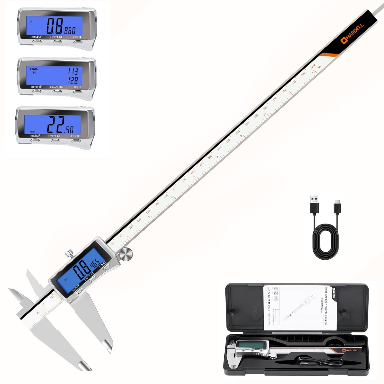 HARDELL 12" Rechargeable