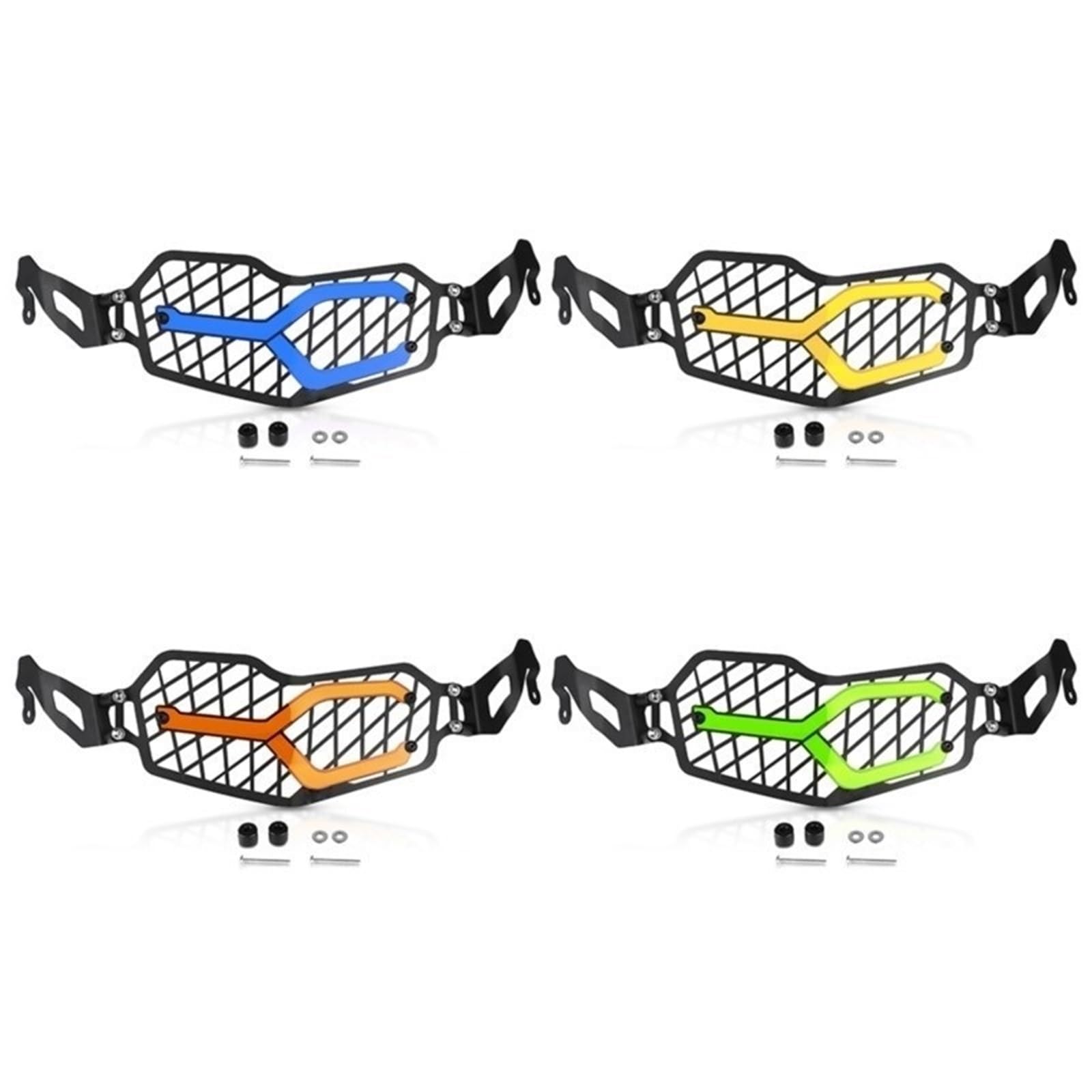 Osłona Lampy Akcesoria motocyklowe Osłona reflektora pasująca do BMW F800GS GS800 2024 2025 Osłona uchwytu reflektora(Orange)