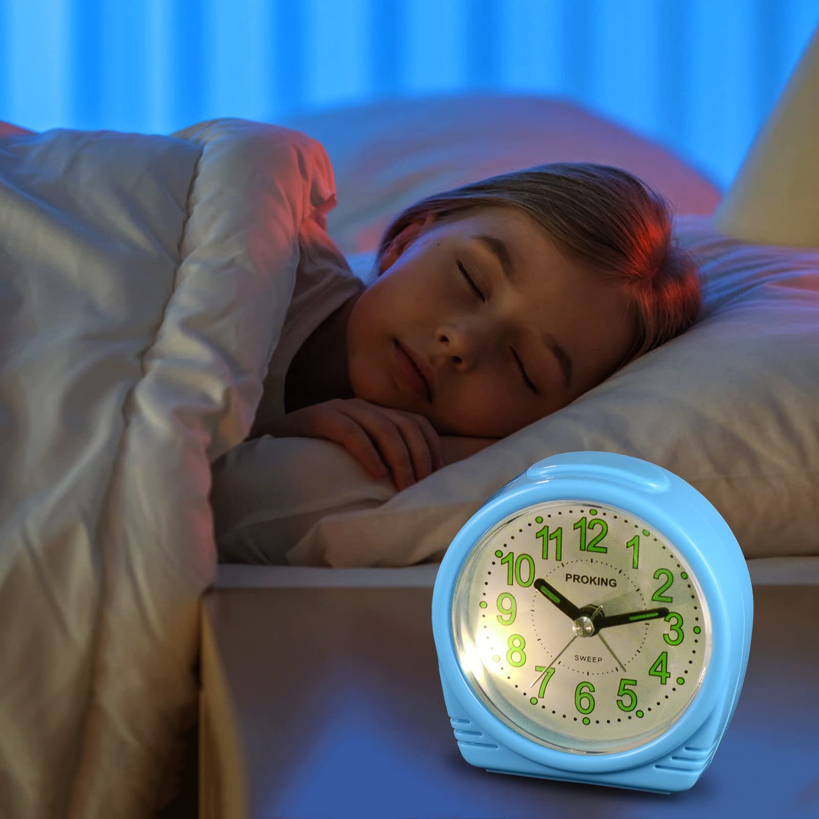 TENOCK RéVeil Analogique Pour La Chambre à Coucher Sans Tic