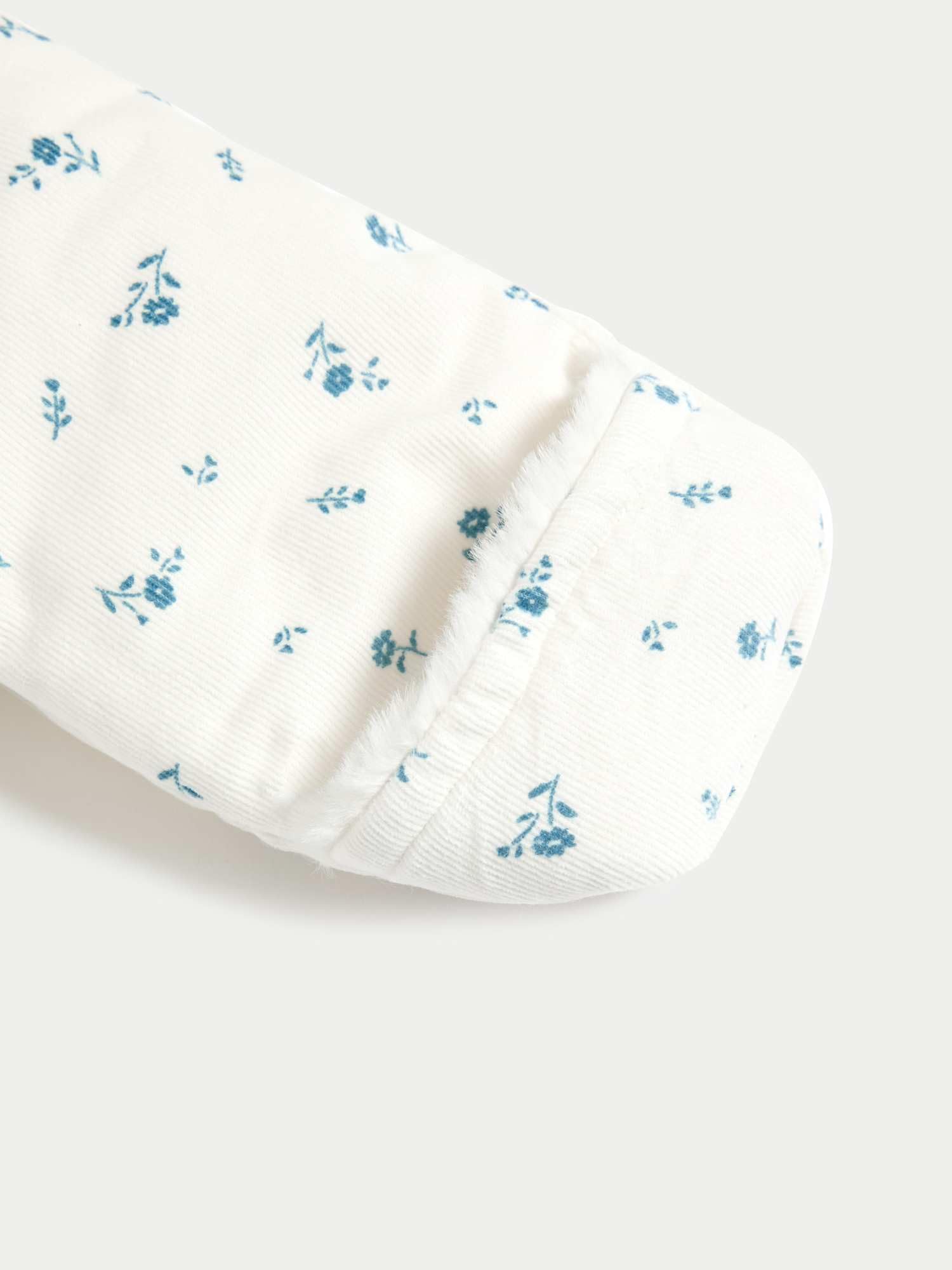 Marks & Spencer Peto de Pana Floral para Bebé, con Capucha