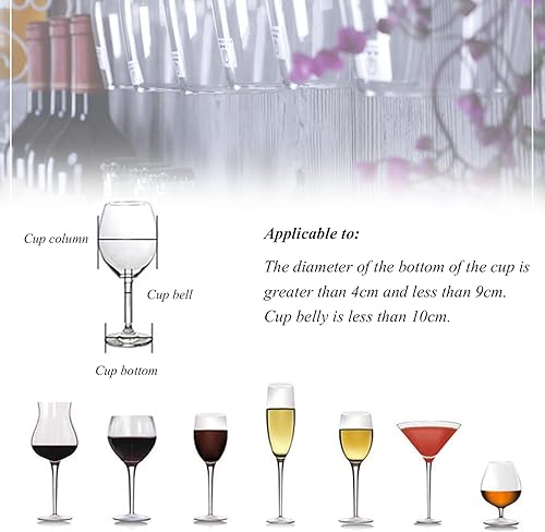 Miniatura 4 de Estante de vino montado en la pared  Estante de vino de metal con soporte para vidrio  Soporte para vino rústico colgante  Soporte para botella de