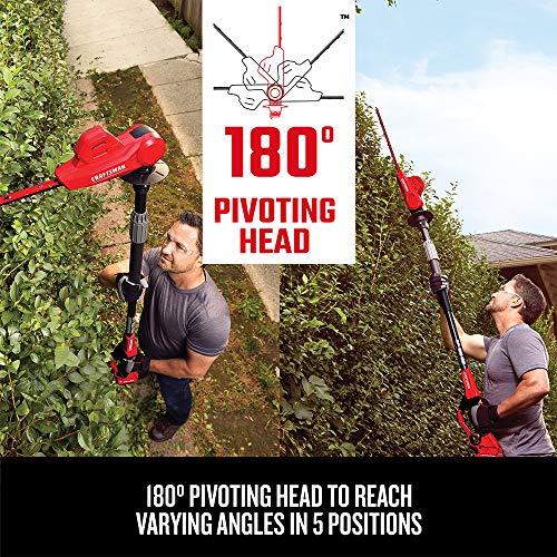 Craftsman CMCPHT818D1 V20 Cordless Pole Hedge Trimmer thumb #5
