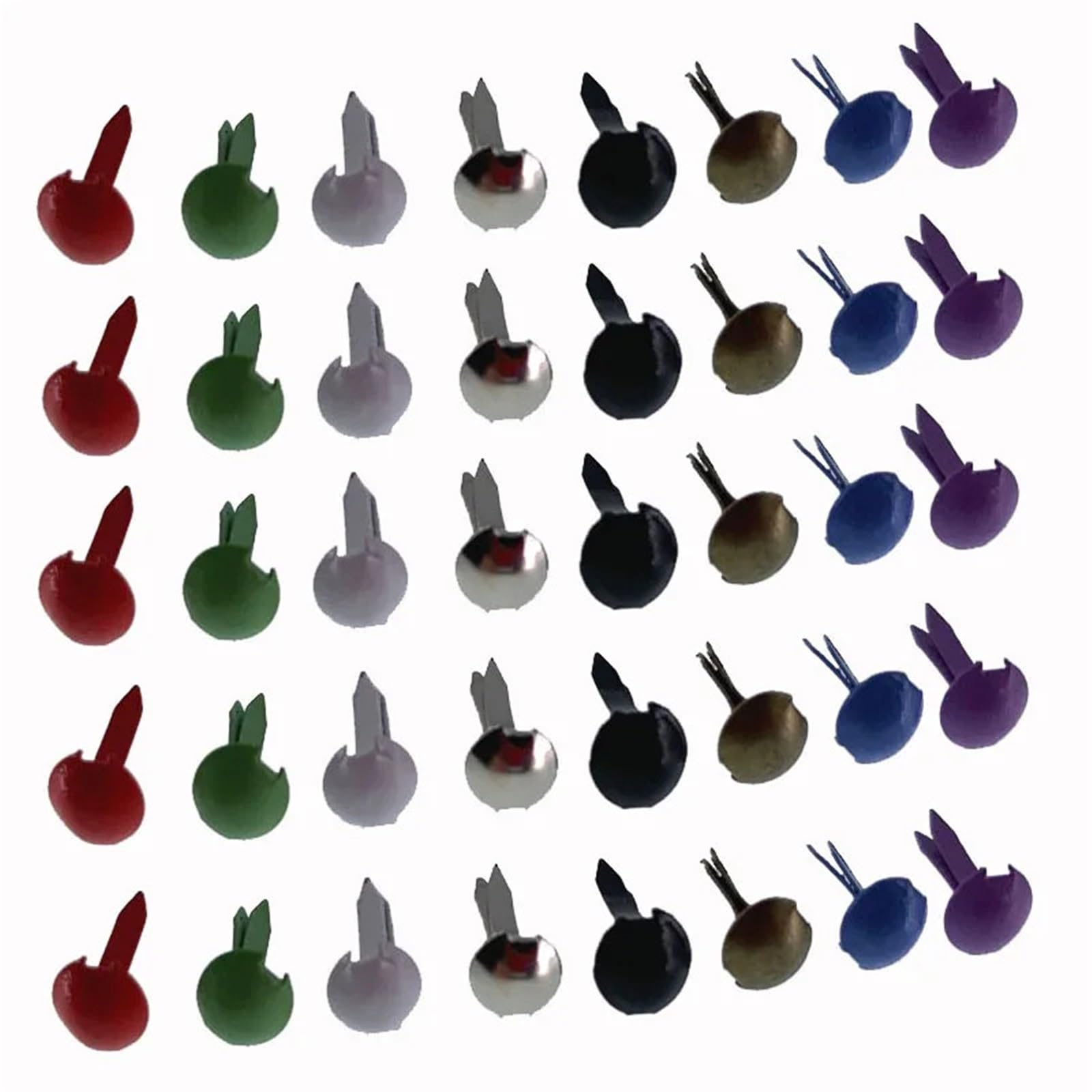 Splinten, 2000 Stück, 0,5 cm, Eisen, rund, Metall, Mini-Klammern für Scrapbooking, Zubehör, Verzierung, Befestigung, DIY, handgefertigte dekorative Brads, Bronzefarben