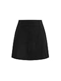 Corduroy Mini Skirt Elastic Waist A-Line Skirt Women's Fashion