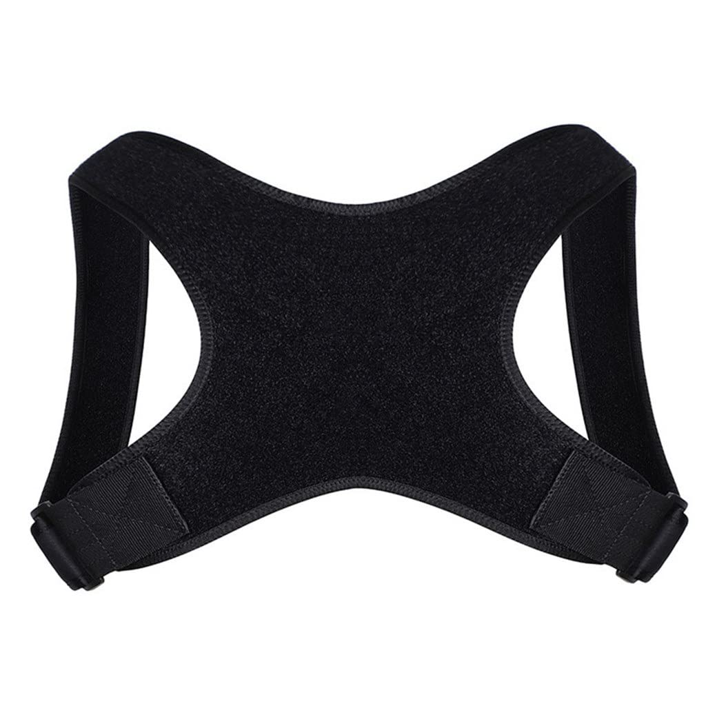 Corrector de postura columna vertebral espalda hombro banda de soporte ajustable corrección jorobada