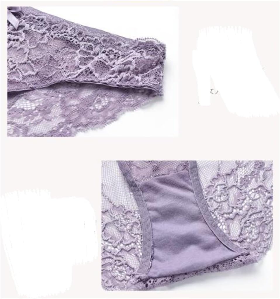 Women's Underwear Deep V Gathering Bra Set With Thin Top, Thick Bottom, And Lace