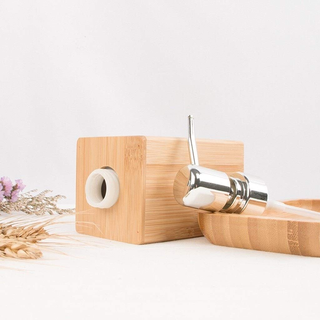 Distributore di Sapone per Bagno, per Uso Domestico, per Hotel, Dispenser di Sapone Manuale, in Acciaio Inossidabile Spazzolato, con Testa della Pompa, Dispense