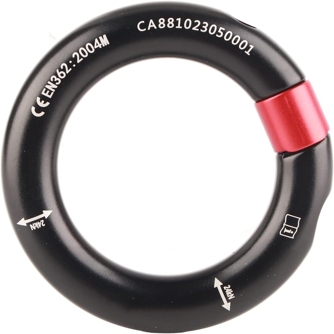 Akozon Rappel 12mm Opening Detachable Climbing Connector for Belay, Rock Climbing & Arborist Rescue
