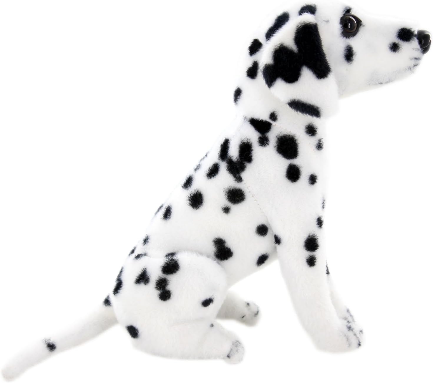 Realistic Stuffed Animals Dog Plush Toys Sitting Dalmatian,10" or 25CM,1PC