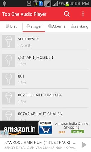 top one audio player