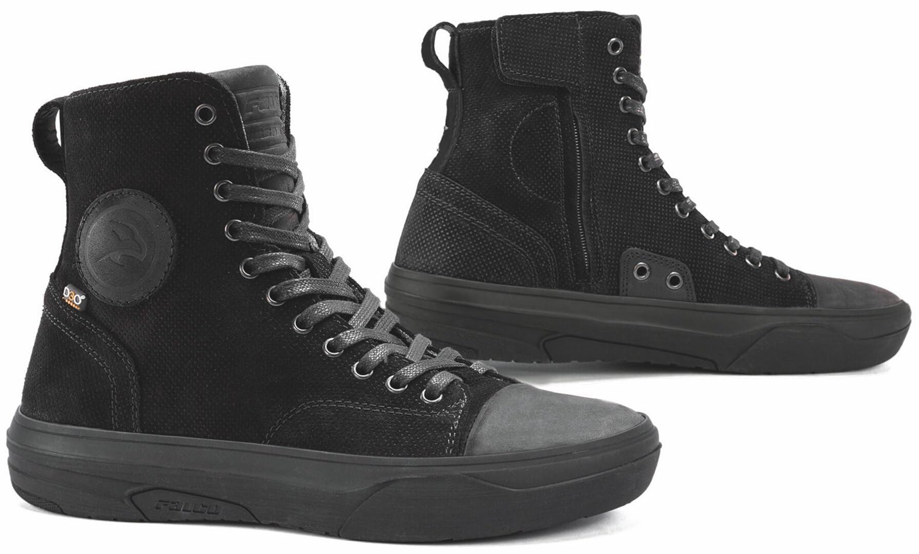 Falco Lennox 3 Damen Motorrad Schuhe, schwarz, 37 | Belüftungssystem