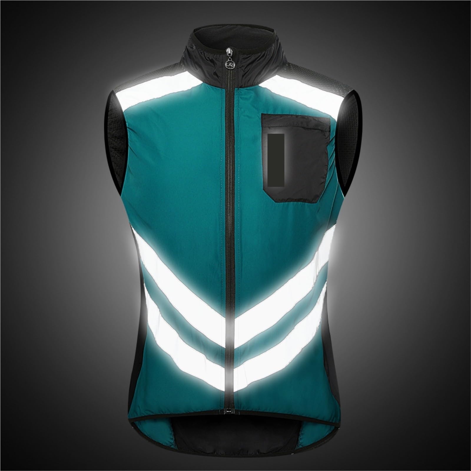 Gilet Riflettente da Ciclismo, Giacca A Idrorepellente, Maglia A Maniche Corte
