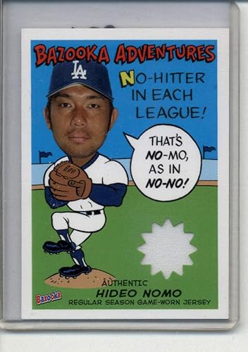 2004 Topps Bazooka Adventures Relics #BA-HN Hideo Nomo Jersey MEM Los Angeles Dodgers