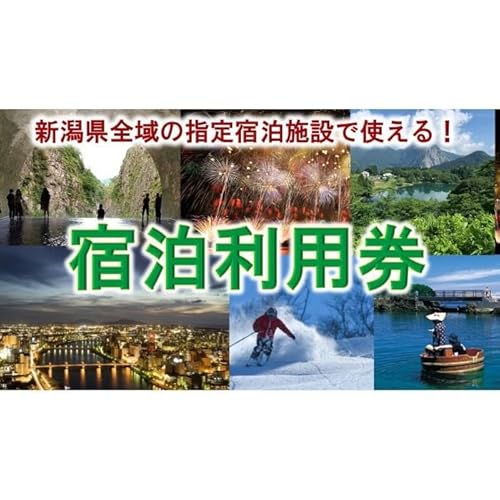 [宿泊利用券]新潟県内の指定宿泊施設で使える!(3枚)3,000円分