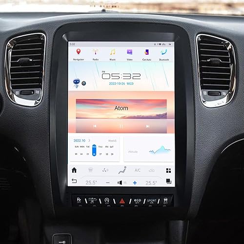 Reemplazo de unidad principal de pantalla táctil Android para radio de pantalla táctil Dodge Durango.full 2014-2021 con carplay inalámbrico y