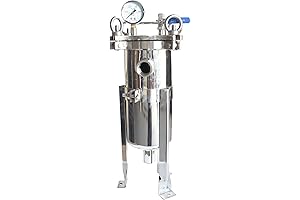 3# Bag Filter Housing with 1" NPT Inlet/Outlet for Industrial Water Treatment