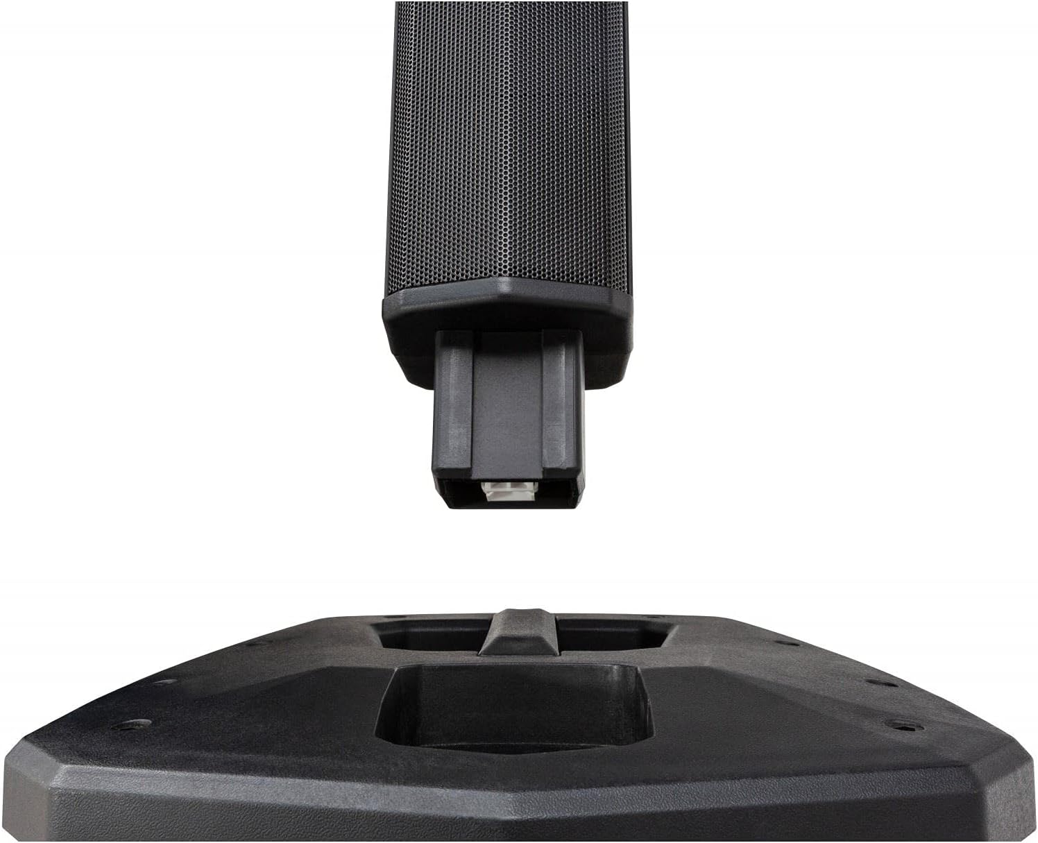 Close-up of the connection point for JB Systems PPC-081 column speaker segments