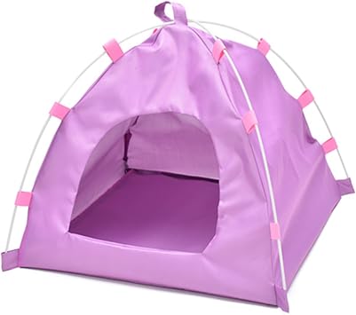 Pet Tent House Dogs Bed Portable Removable Lightweight Teepee Puppies Indoor Outdoor Kennels Cave Nest for Dogs for Cats Foldable Lightweight Tent