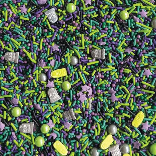 Image of Fancy Sprinkles Graveyard Shift Halloween Sprinkles 1 Pack (0.5c)
